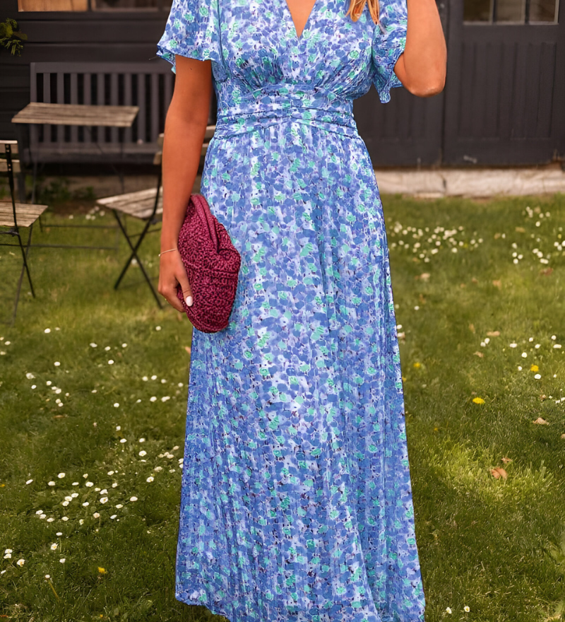 Vestido largo floral de verano – Elegancia bohemia en cada paso