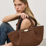Bolso Tote Melany de Gamuza – Shopper Mujer con Diseño Estructurado