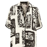Conjunto veraniego de dos piezas con camisa y shorts estampados