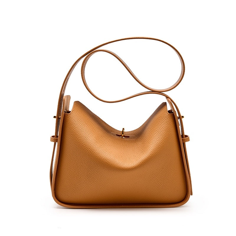 Bolso de Hombro de Piel Auténtica – Diseño Clásico y Sofisticado
