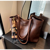 Bolso Shopper Ruby de Cuero Auténtico