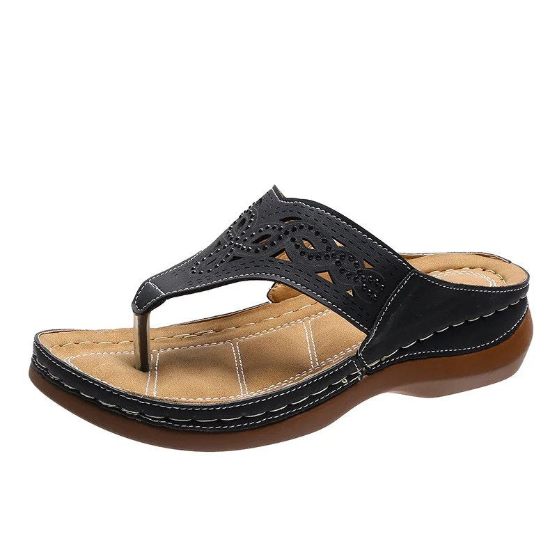 Sandalias Ortopédicas Mujer – Estilo Flip Flop con Plantilla Ergonómica