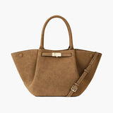 Bolso Tote Melany de Gamuza – Shopper Mujer con Diseño Estructurado