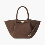 Bolso Tote Melany de Gamuza – Shopper Mujer con Diseño Estructurado