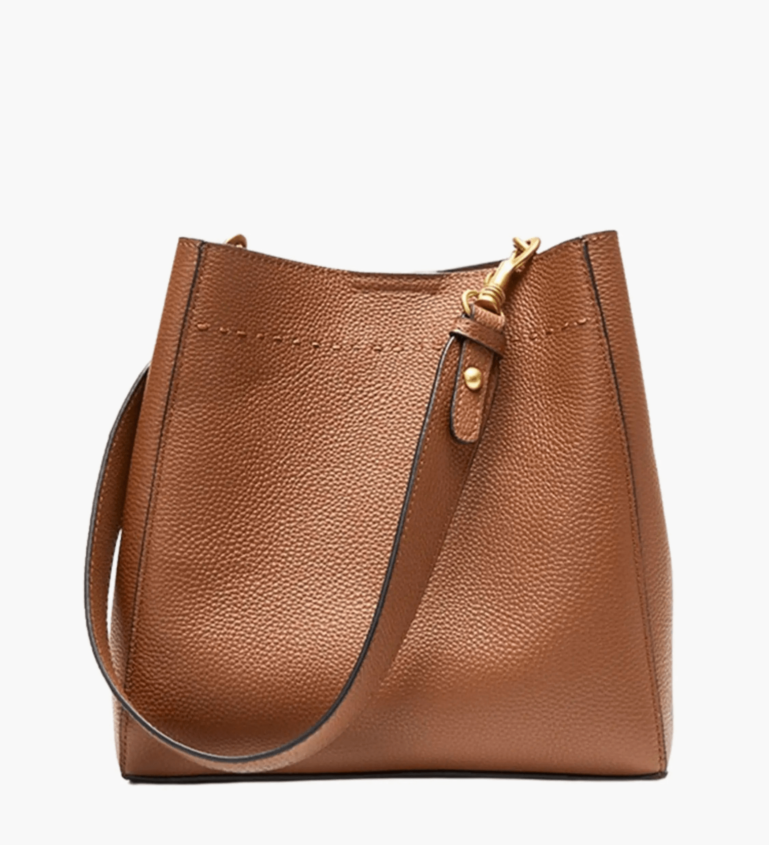 Bolso de Hombro Bucket Phoebe de Piel Auténtica – Elegancia para Cada Día