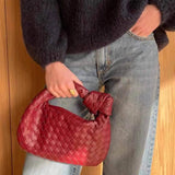 Bolso Mini Piper de Cuero Vegano Trenzado – Asa con Nudo