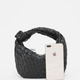 Bolso Mini Piper de Cuero Vegano Trenzado – Asa con Nudo