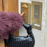 Bolso Mini Piper de Cuero Vegano Trenzado – Asa con Nudo