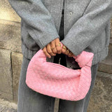 Bolso Mini Piper de Cuero Vegano Trenzado – Asa con Nudo