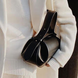 Designer-Inspired Sculptural Round Shoulder Bag with Top Handle