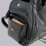 Classic Multi-Pocket Shoulder Bag with Adjustable Strap