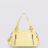 Classic Multi-Pocket Shoulder Bag with Adjustable Strap
